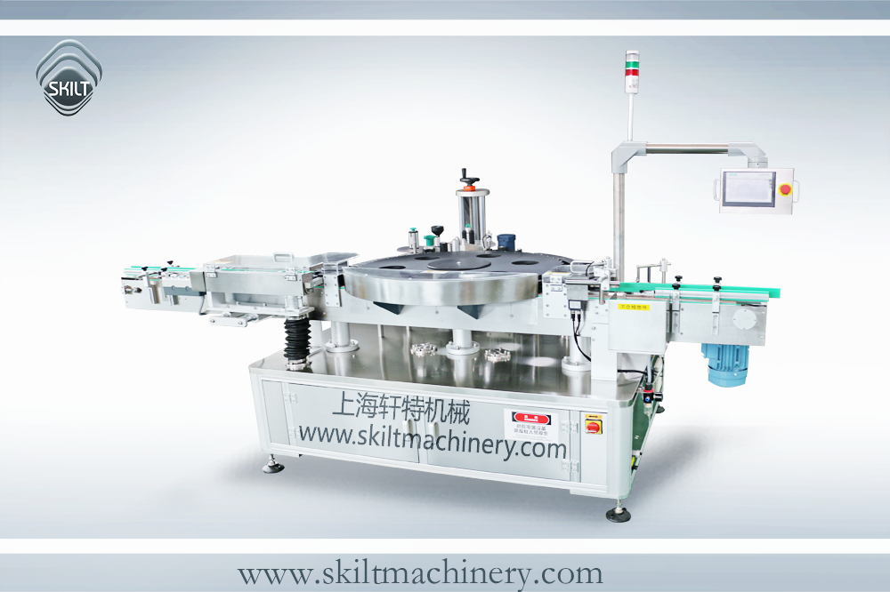 高速回轉圓瓶不干膠貼標機