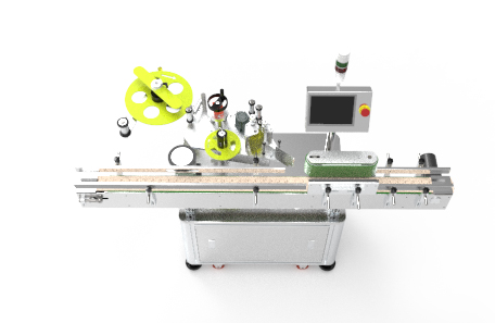 牛奶瓶不干膠貼標(biāo)機(jī)