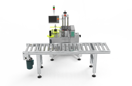 側面在線打印不干膠貼標機