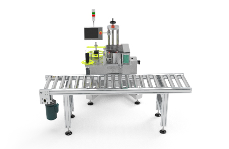 側面在線打印不干膠貼標機