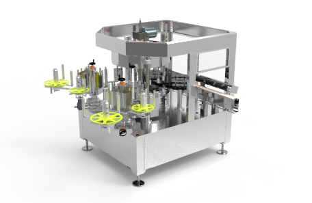 全自動(dòng)回轉(zhuǎn)式不干膠貼標(biāo)機(jī)-XTHZ-928J型