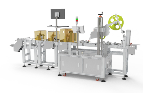 包裝袋分頁貼標機