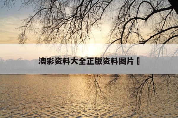 澳彩资料大全正版资料图片	